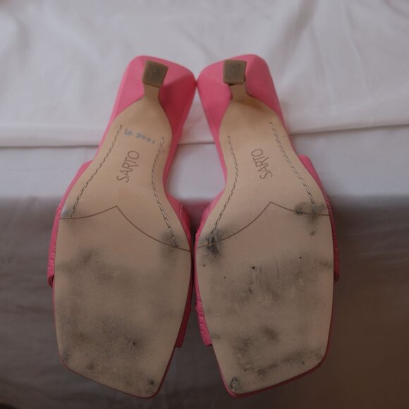 Sarto By Franco Sarto A-Betty Square Toe Slide Sandal Women's Size 8 - Picture 5 of 5